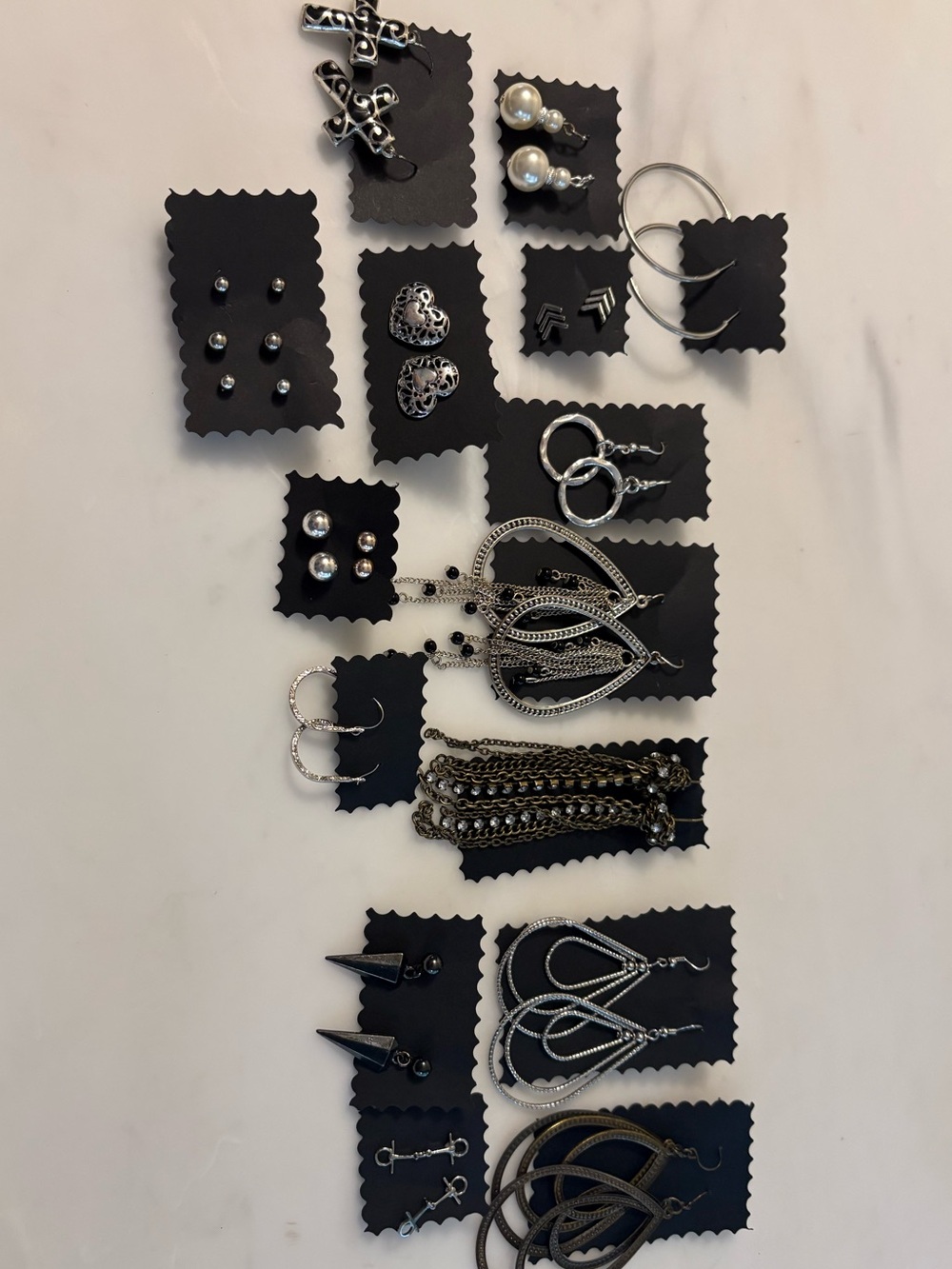 Women’s Silver-Tone Earring Collection - Assorted Styles